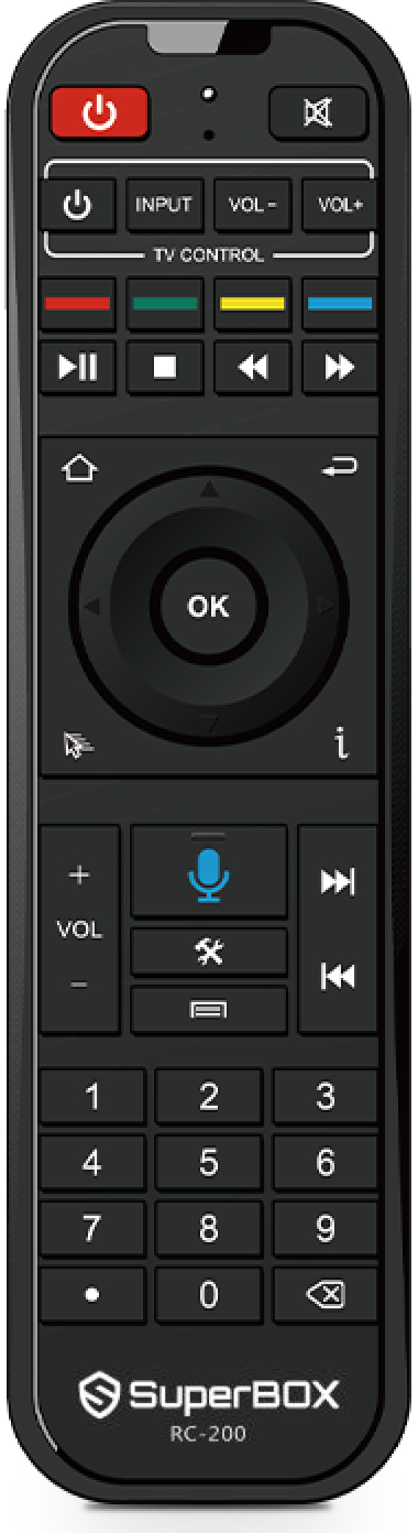 Original SuperBox Remote Control (Voice)