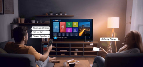  AHAKAC 2023 Latest S4 PRO Smart TV Box 2T2R Dual Band WiFi  (2GB+32GB) with Voice Remote, HDMI, Power Supply, Mini Keyboard (Super  Extra), Black, 16cm*12cm*2cm : Electronics
