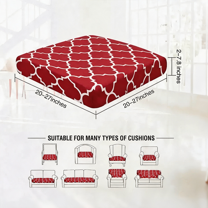 Cushion cover size guide for different sofa cushions