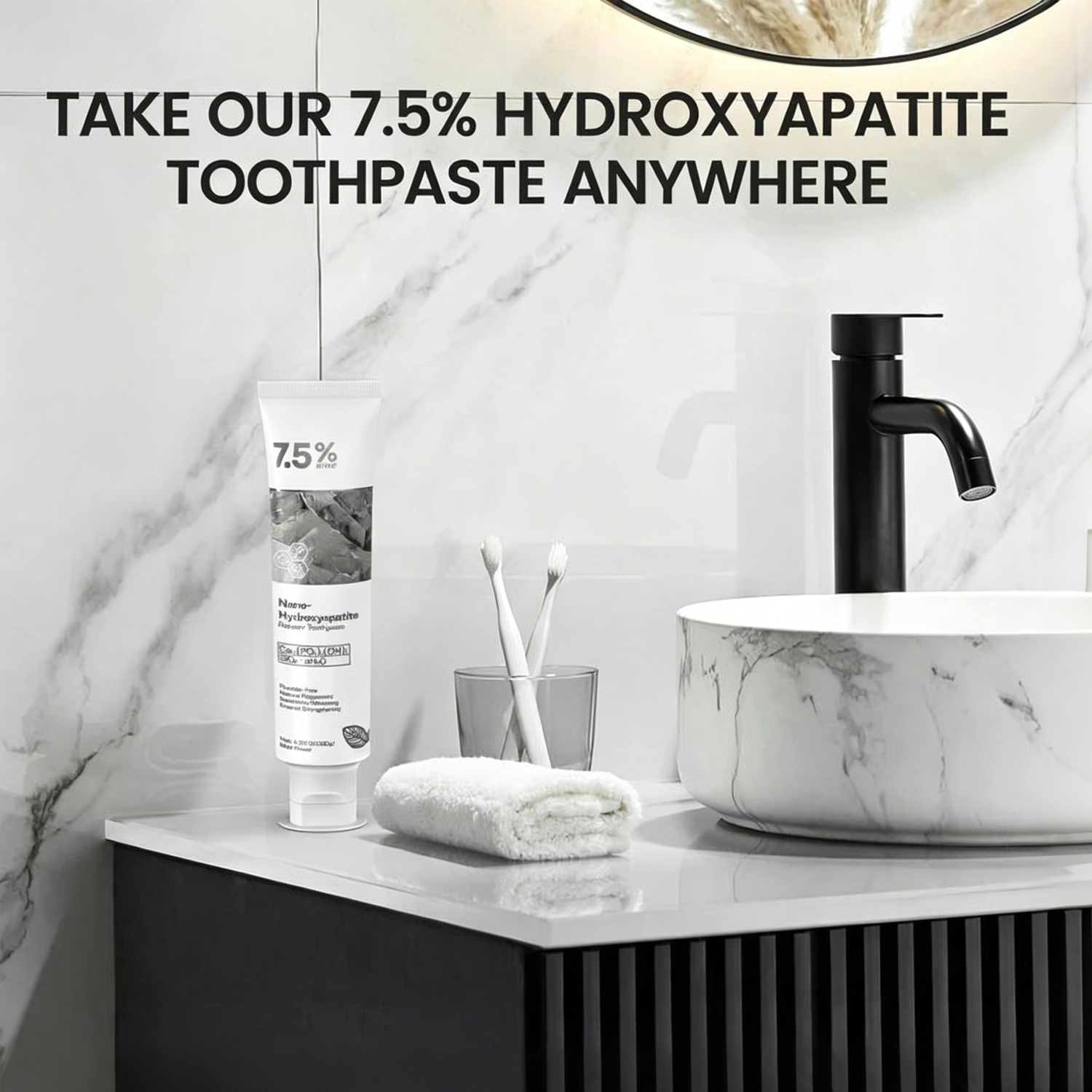 Hydroxyapatite Remineralizing Toothpaste