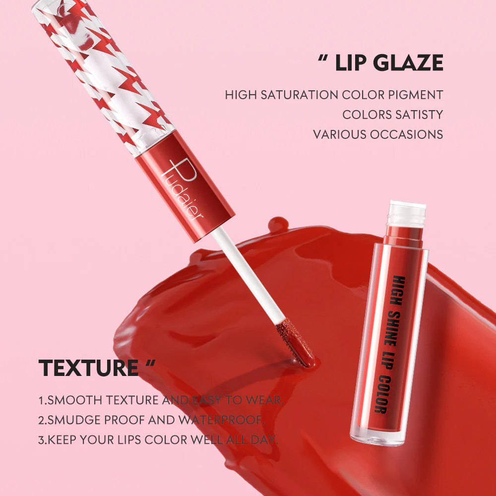 🔥16 Color Double Ended High Shine Long Lasting Lip Gloss - Rich Color, Double Care👄