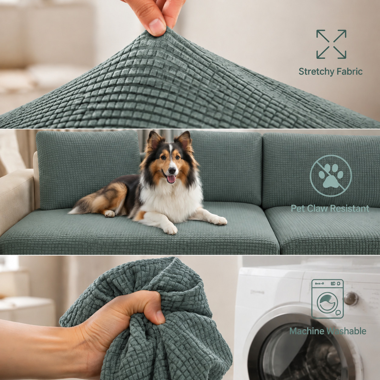 Stretch Knit Cushion Cover