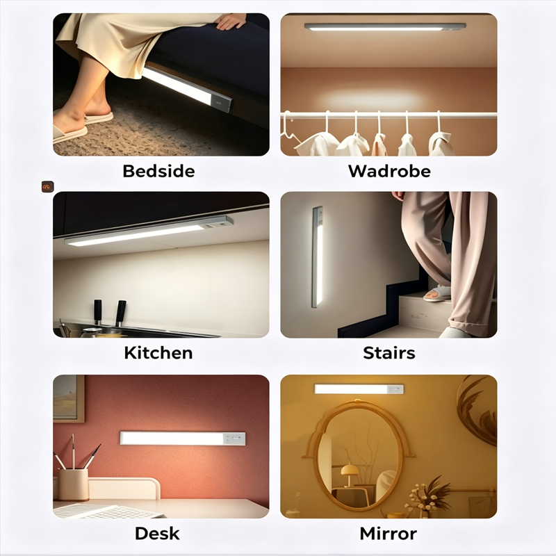 💡LAST DAY SALE 49% OFF - 💡 Punch-free Smart Sensor Magnetic Rechargeable LED Lights
