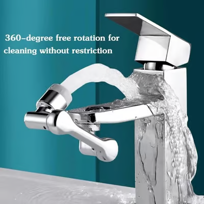 🔥Last Day Promotion 59% OFF🔥👍Rotating 1080° robotic arm faucet (universal model)--👩‍👩‍👧‍👧The direction and water flow rate can be freely adjusted