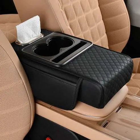🔥Hot Sale 50% OFF🔥 Multifunctional PU Leather Car Armrest Box Mat