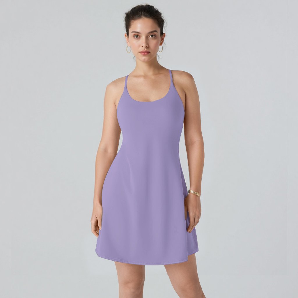 Athletic Dress with Unique Built-in Shorts