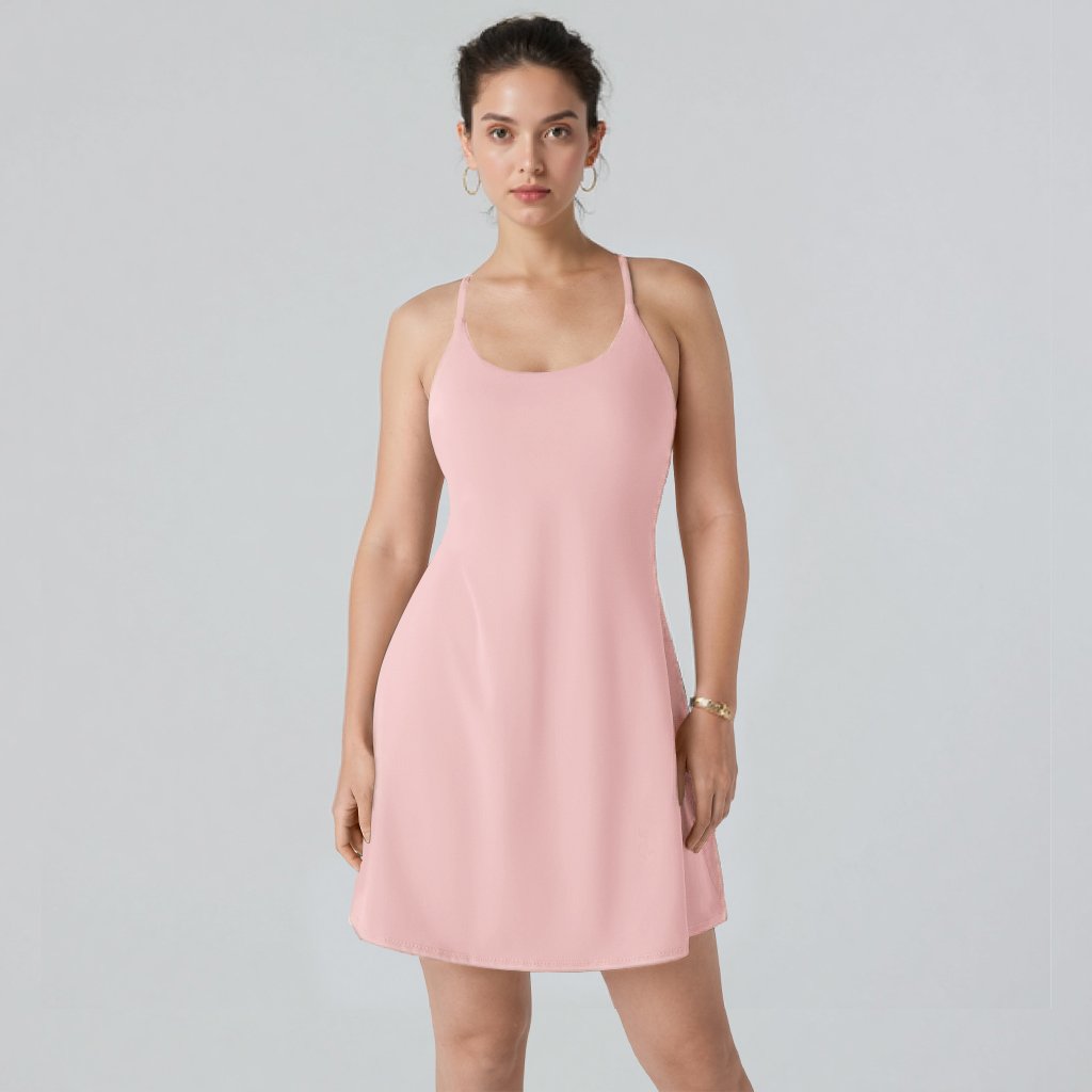 Athletic Dress with Unique Built-in Shorts