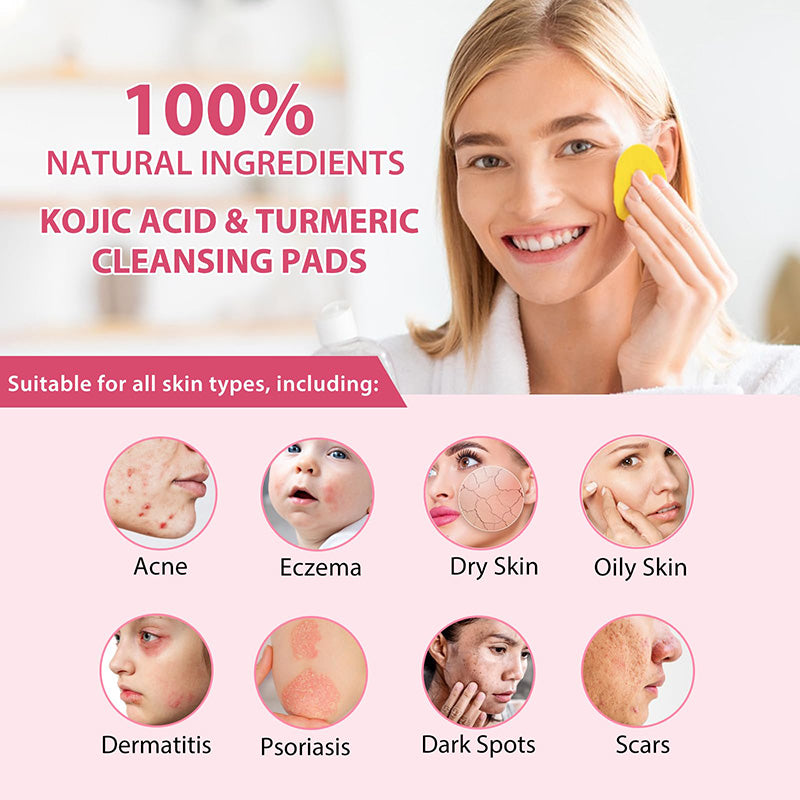 Turmeric Kojic Acid Cleansing Pads