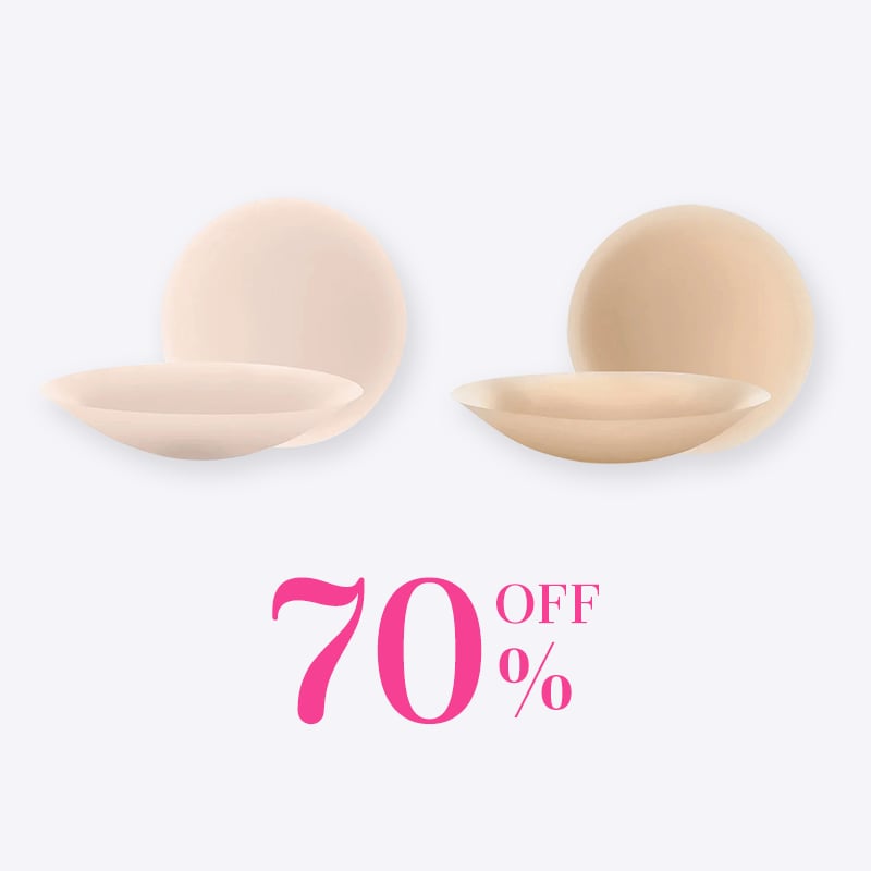 🏆#1 Bestselling🏆 ---- Go Braless! Seamless Nipple Covers (Latex-free and 100% Medical Silicone)