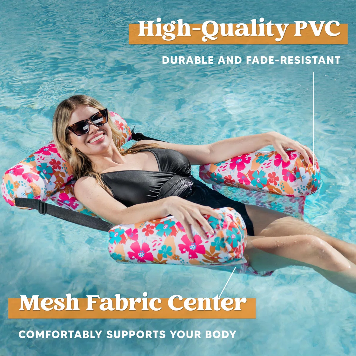 Inflatable Sun Lounger for Pool & Beach