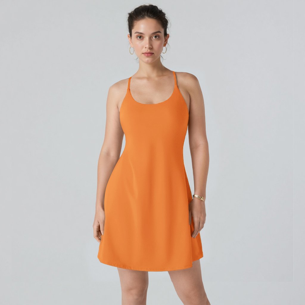 Athletic Dress with Unique Built-in Shorts