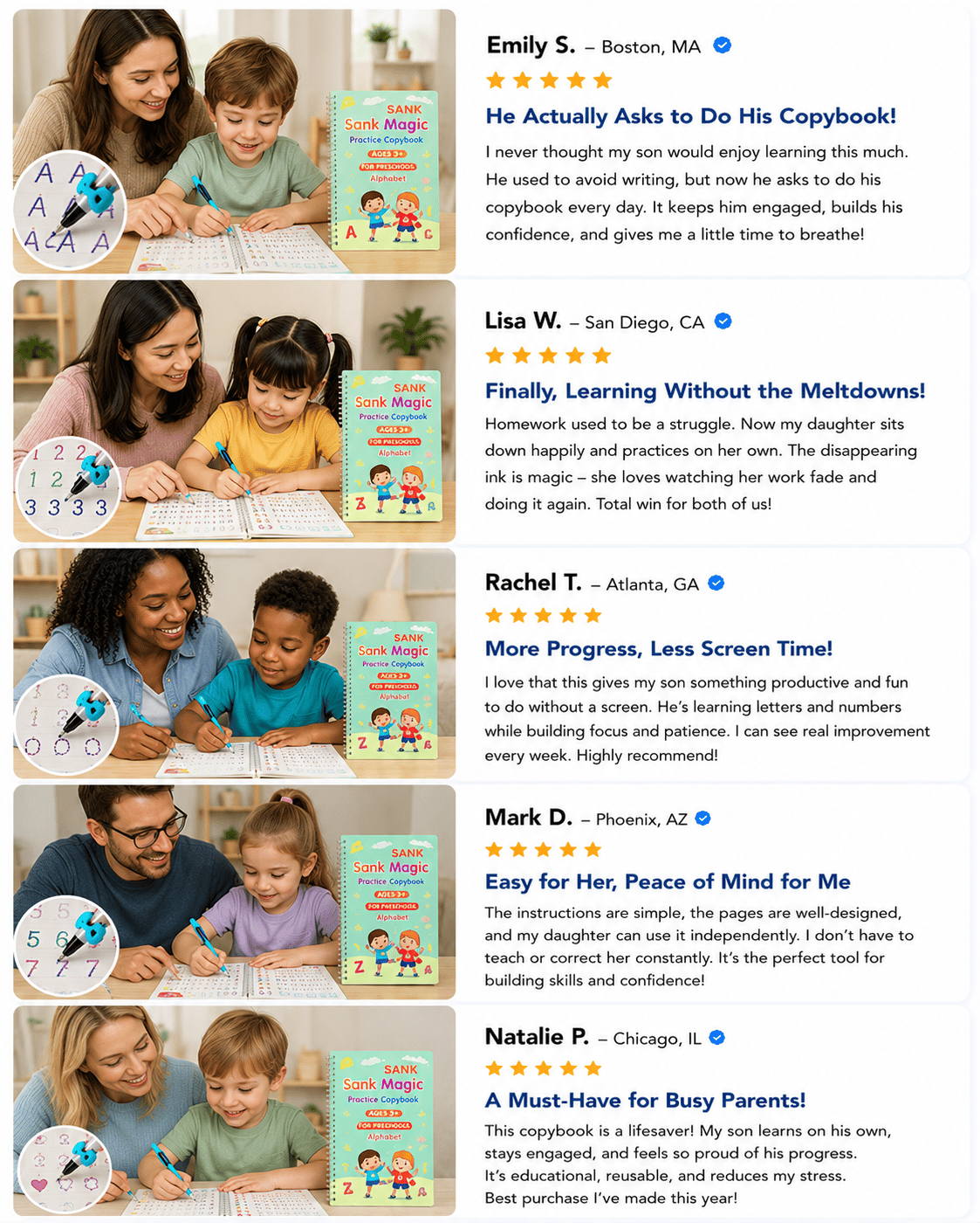 💥LAST DAY SALE 45%OFF💥📚MagicBook | Kids Practice Copybook Set (4Pcs/Set)
