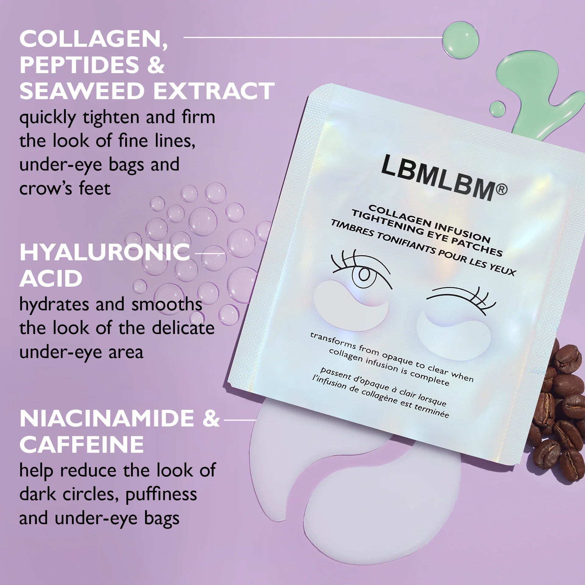 Instant Collagen Eye Patches – Bye Puffiness & Fine Lines