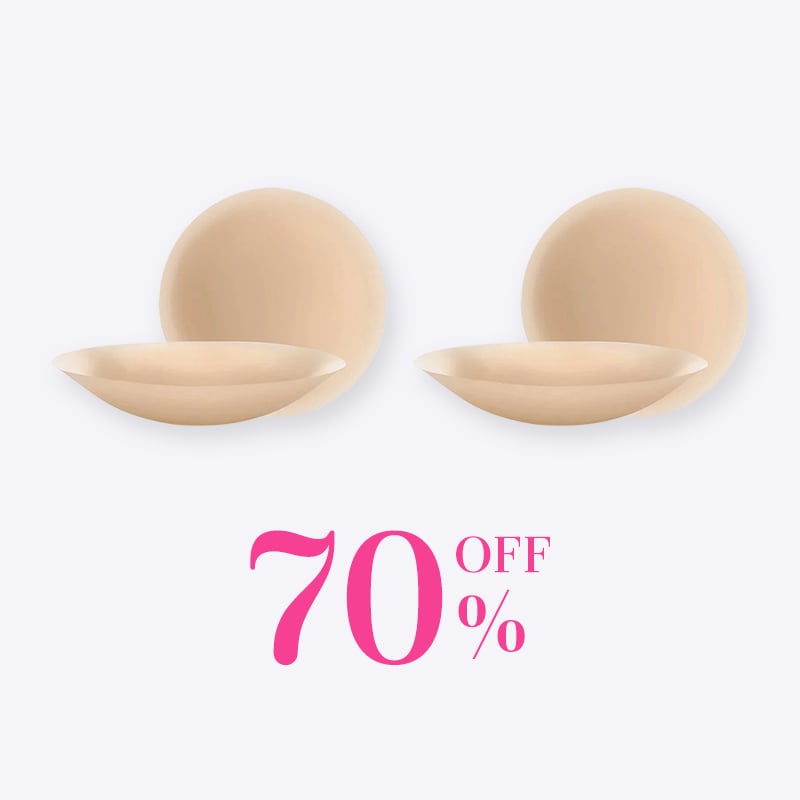 🏆#1 Bestselling🏆 ---- Go Braless! Seamless Nipple Covers (Latex-free and 100% Medical Silicone)