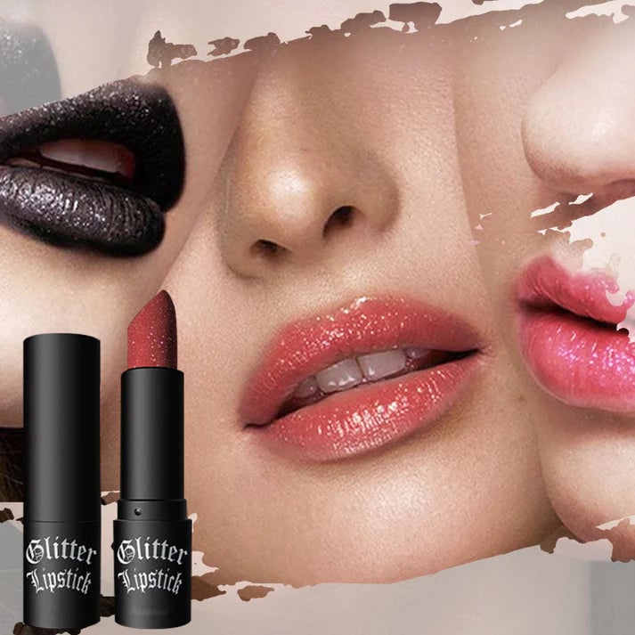  Matte Long Lasting Lipstick With Fine Glitter✨✨✨
