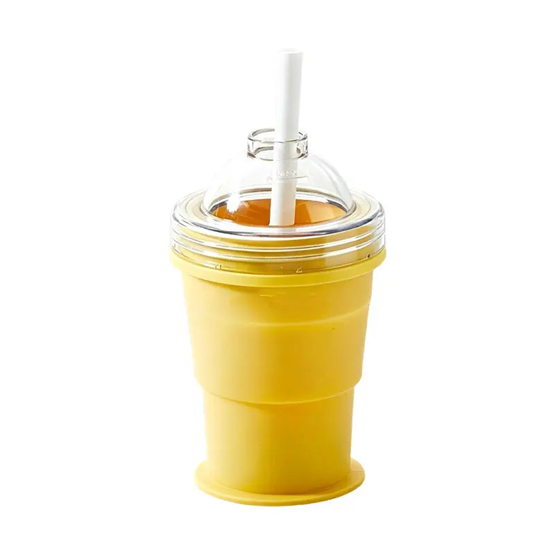 Folding Food-Grade Silicone Ice Hockey Cup & Spherical Ice Cube Mold