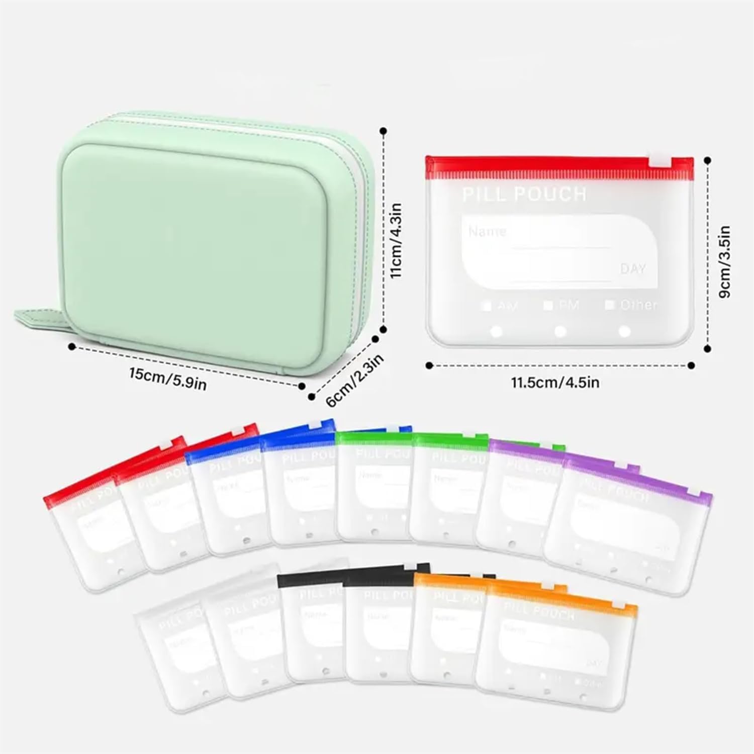 Travel Plll Container