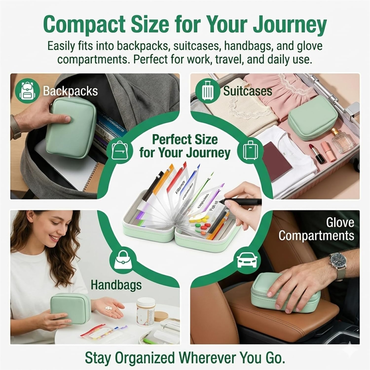 Travel Plll Container