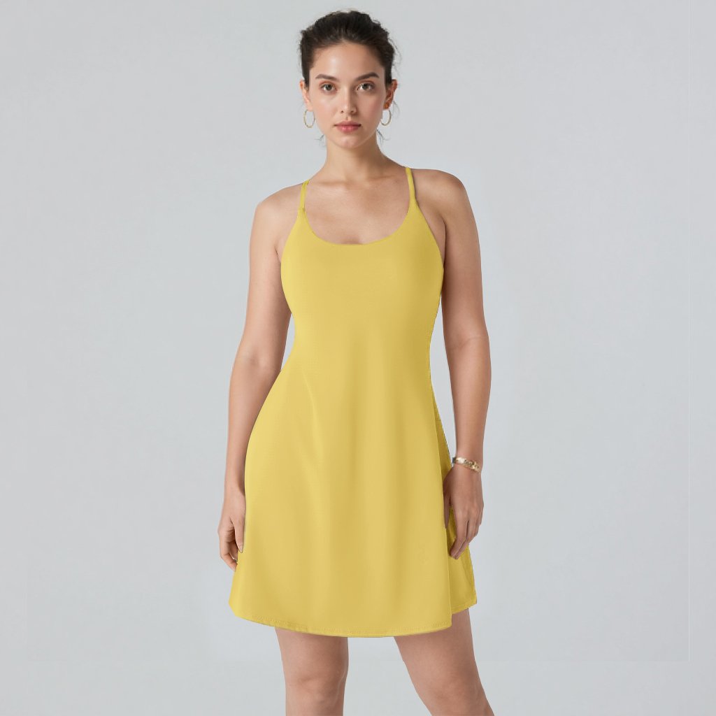 Athletic Dress with Unique Built-in Shorts