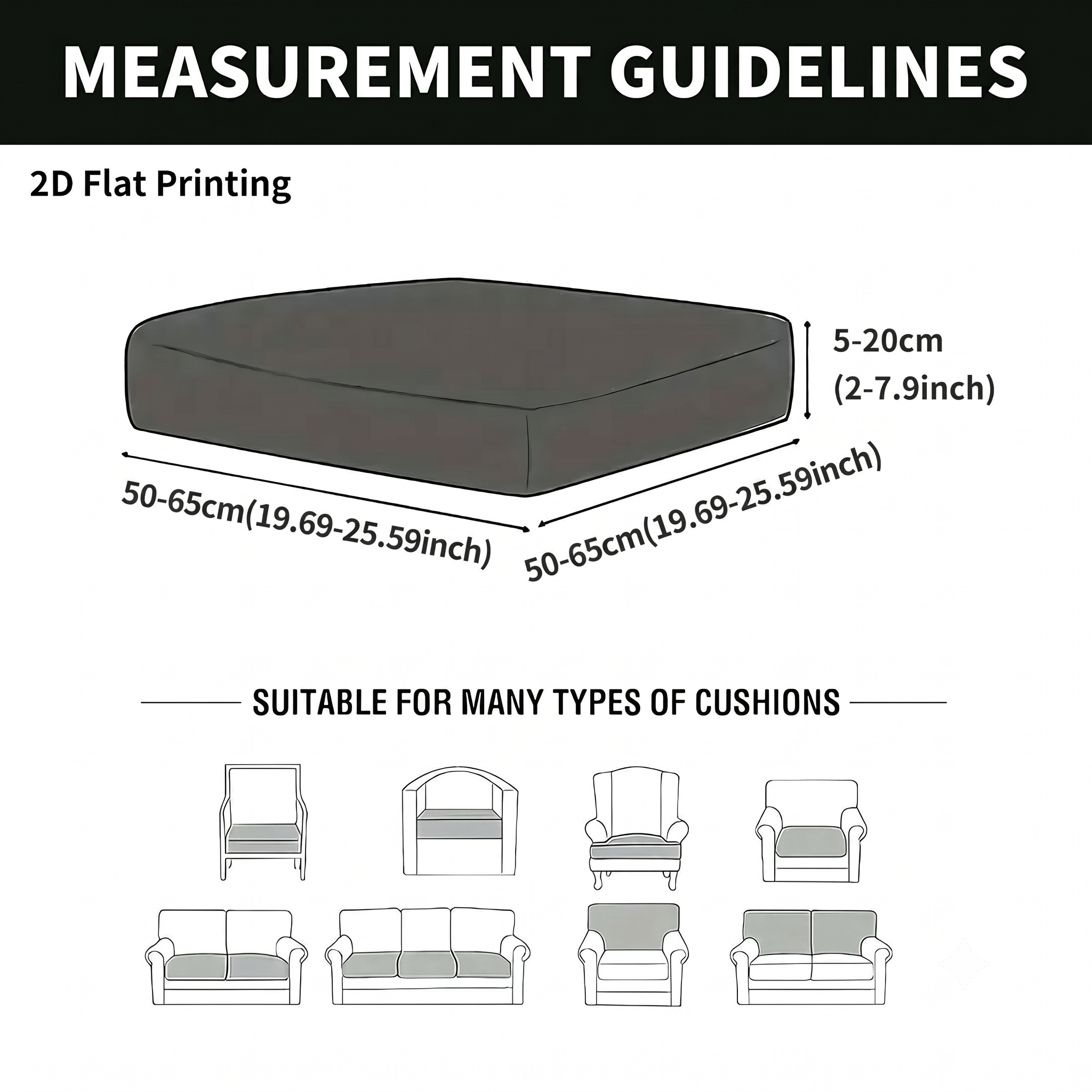 🪑 Stretch Sofa Cushion Covers Set (4 / 8 / 12 PCS) 🔥