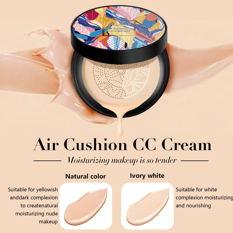 2024 New Mushroom Head Air Cushion CC Cream Designed For Mature & Aging Skin!