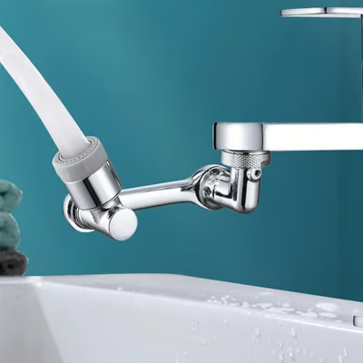 🔥Last Day Promotion 59% OFF🔥👍Rotating 1080° robotic arm faucet (universal model)--👩‍👩‍👧‍👧The direction and water flow rate can be freely adjusted