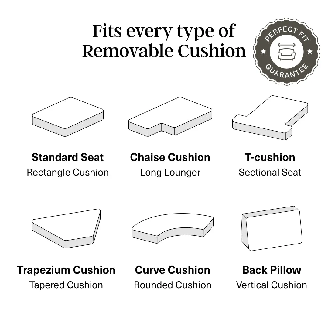 Grey Stretch Knit Cushion Cover