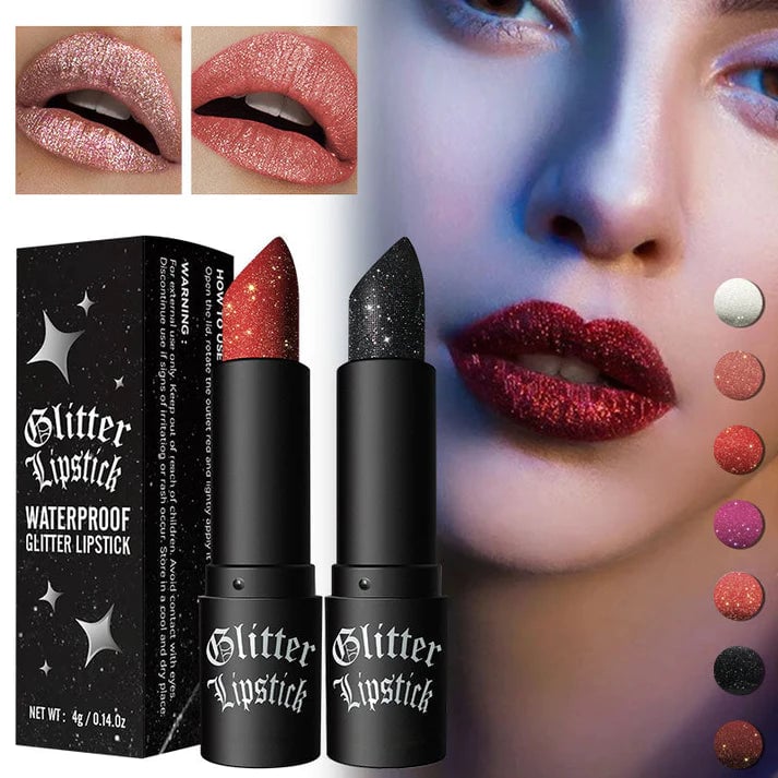  Matte Long Lasting Lipstick With Fine Glitter✨✨✨