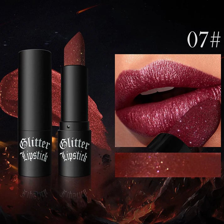  Matte Long Lasting Lipstick With Fine Glitter✨✨✨