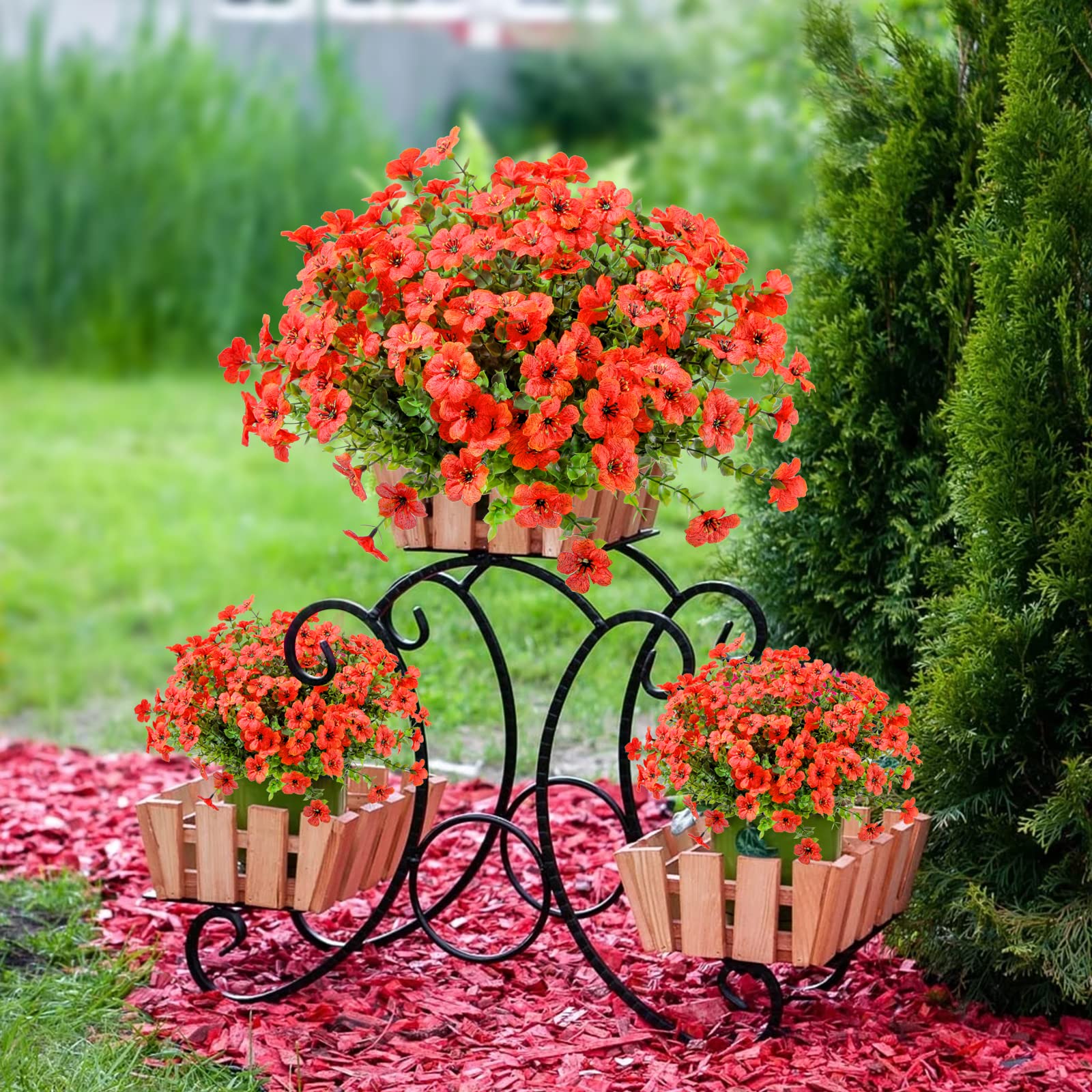 🔥Last Day Only $2.99 💐UV Resistant Colorful Faux Flower for Outdoors