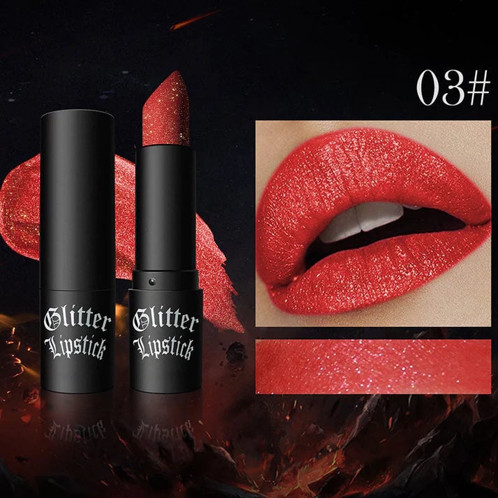  Matte Long Lasting Lipstick With Fine Glitter✨✨✨