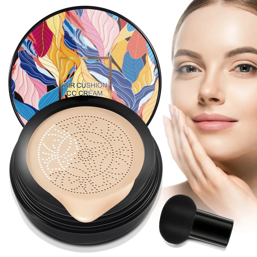 2024 New Mushroom Head Air Cushion CC Cream Designed For Mature & Aging Skin!