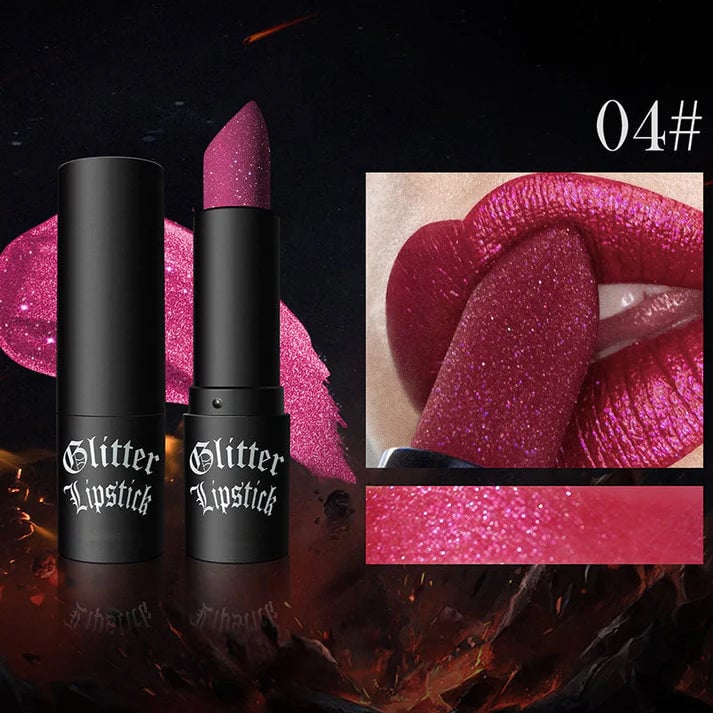  Matte Long Lasting Lipstick With Fine Glitter✨✨✨