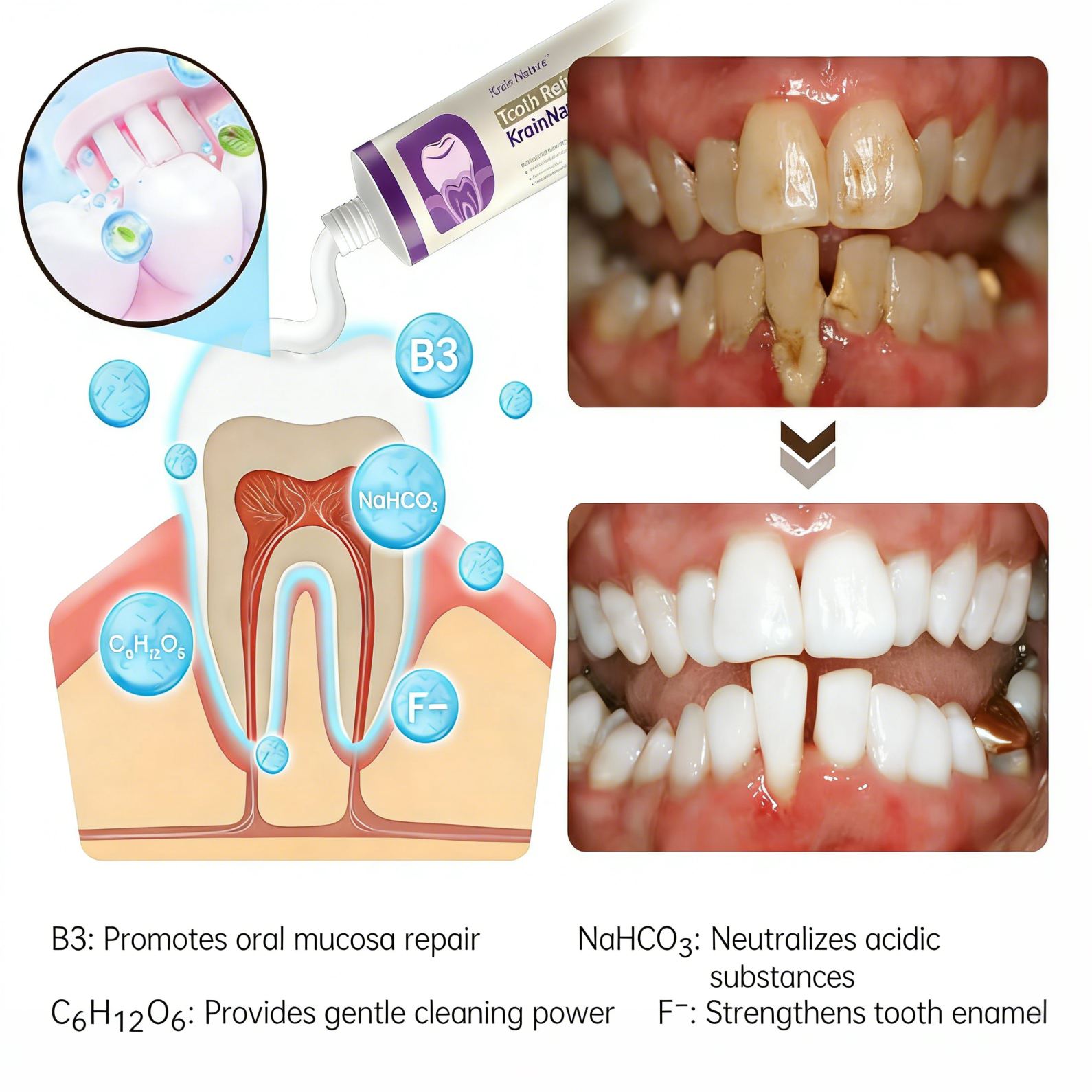 Kreain Nature Oral Care Toothpaste