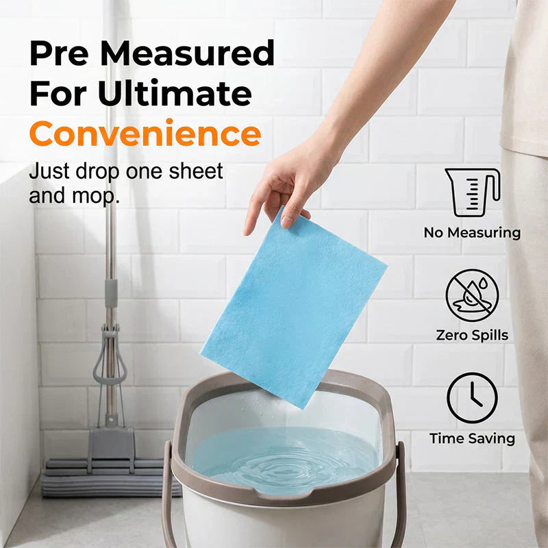 🔥Water-Soluble Floor Cleaning Sheets