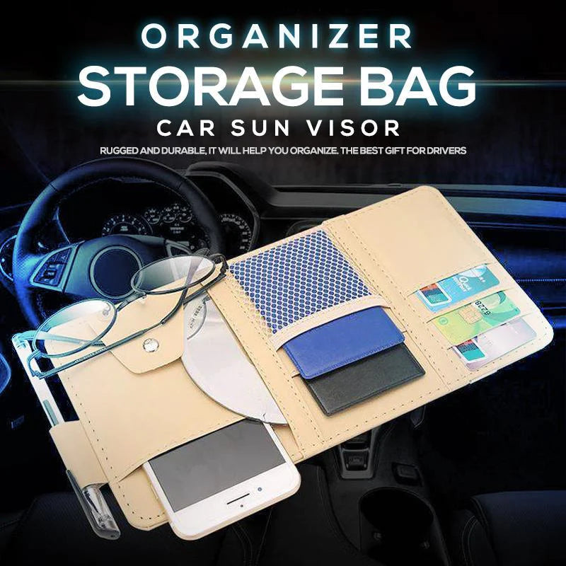 🎉Christmas Sale - SAVE 50% OFF🎉 Car Sun Visor Organizer with Pockets