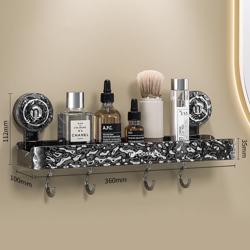 Light Luxury Style Punch-Free Storage Rack