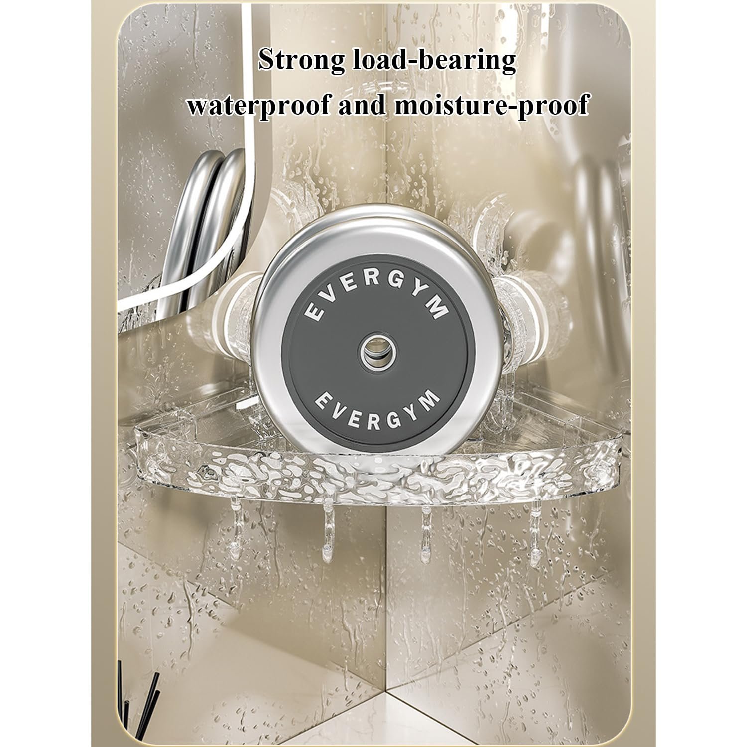 Light Luxury Style Punch-Free Storage Rack