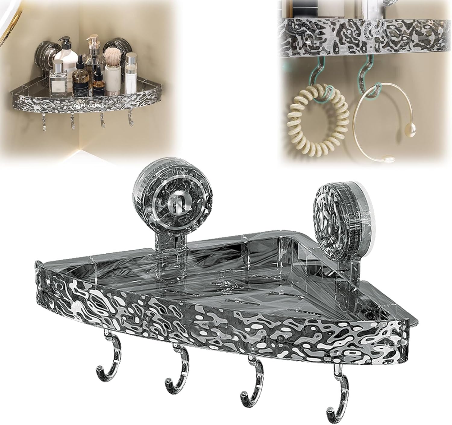 Light Luxury Style Punch-Free Storage Rack