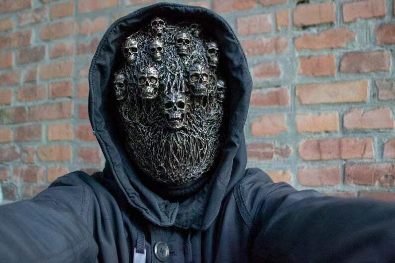 🎃Halloween New Steam Skull Punk Mask