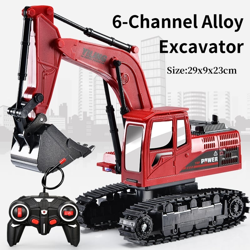 Alloy remote control excavator toy car
