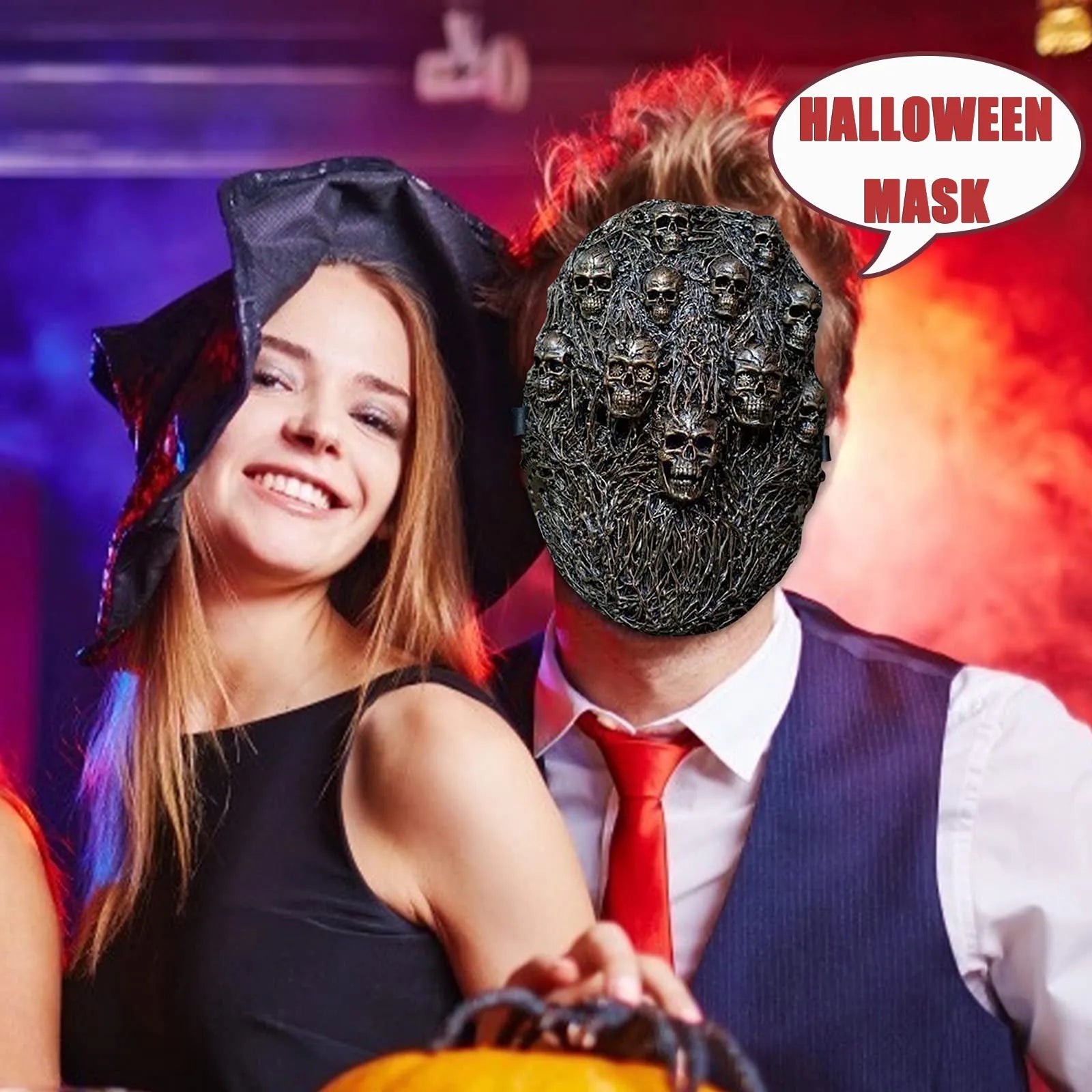 🎃Halloween New Steam Skull Punk Mask