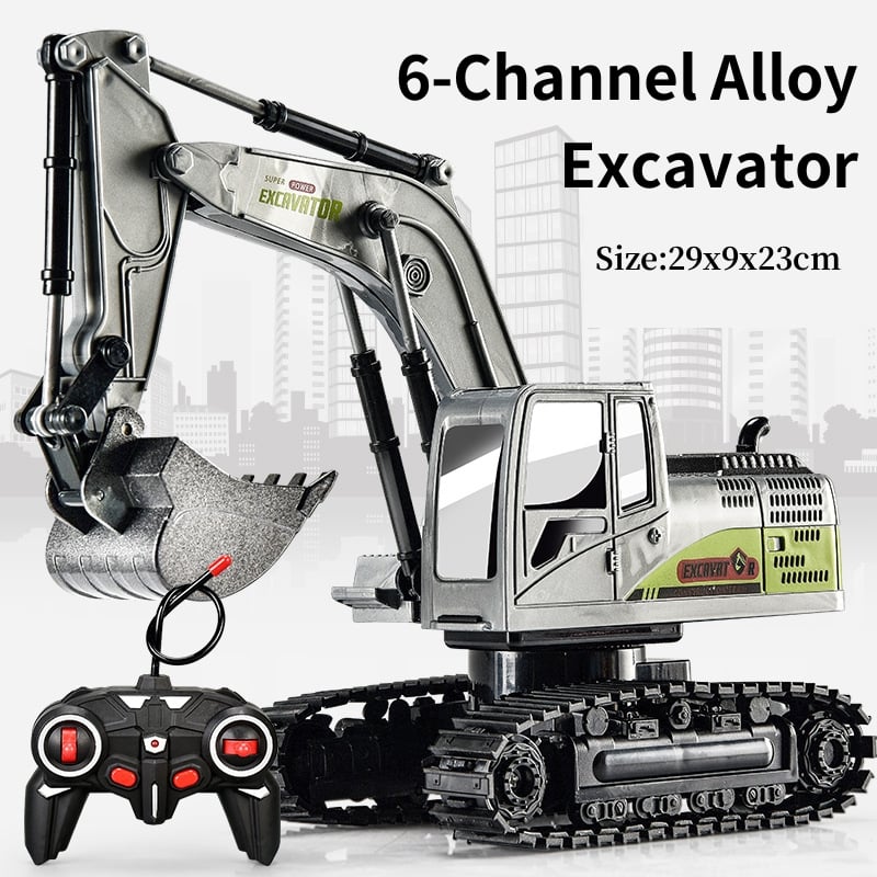 Alloy remote control excavator toy car