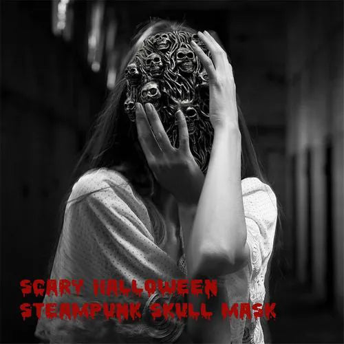 🎃Halloween New Steam Skull Punk Mask