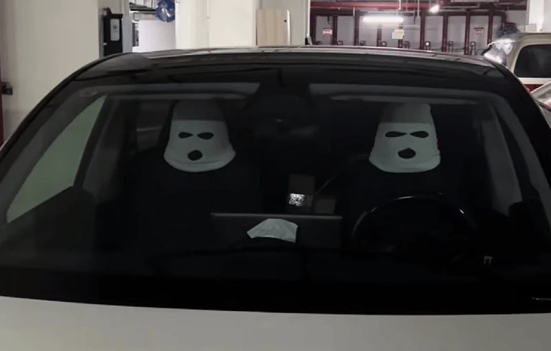 Funny Spoof Car Seat Headgear