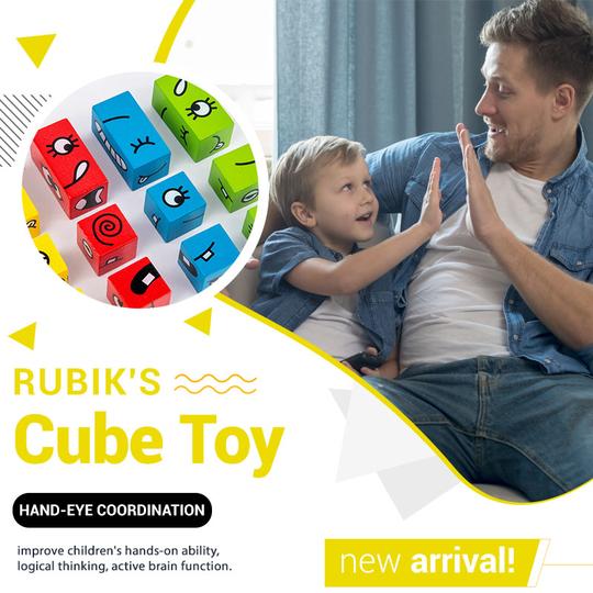 THINKING TRAINING CHILDREN FACE-CHANGING RUBIK’S CUBE