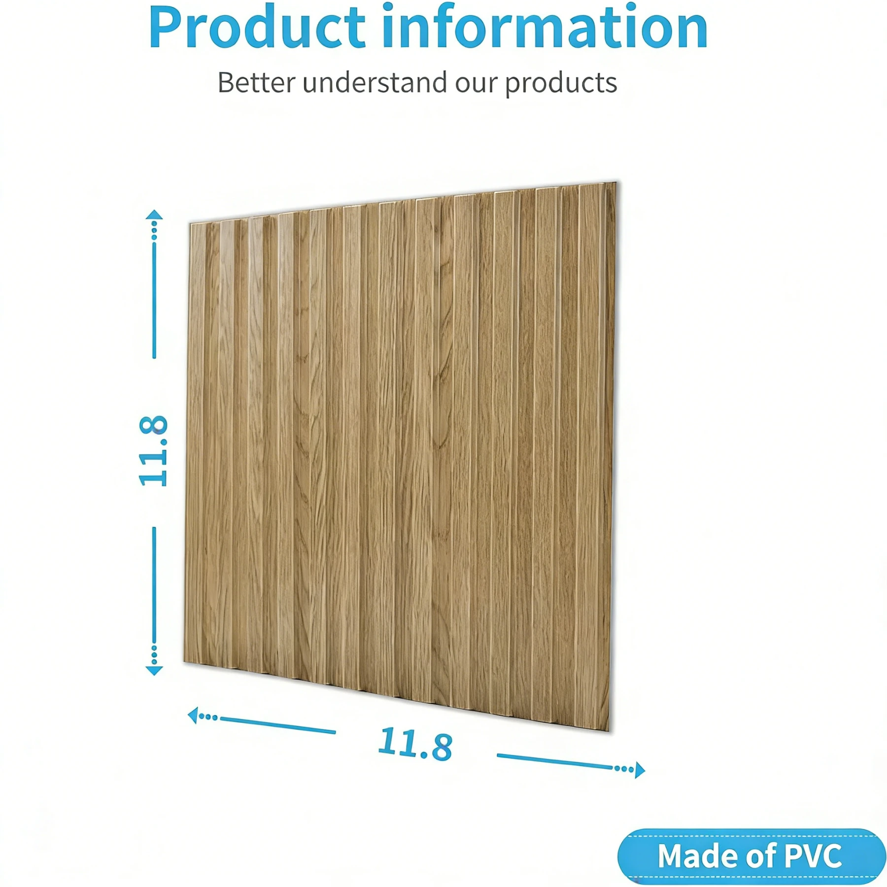 3D Fluted Textured Wall Slat Panel