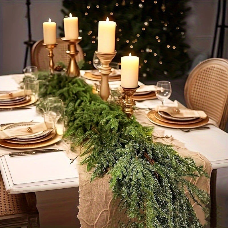 🌲Early Christmas SALE: 60% OFF✨ Natural Christmas Greenery - Norfolk Pine Garland🌲