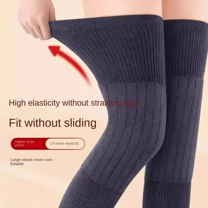 Thermal Cashmere Knee Warmers – Stretchy & Warm Support Pads (100% Pure Cashmere)