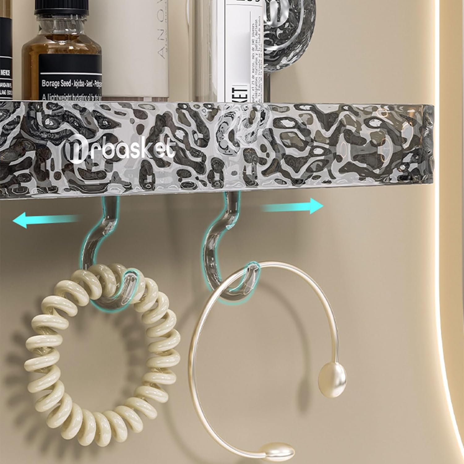 Light Luxury Style Punch-Free Storage Rack